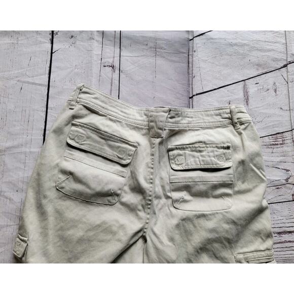 Kim Rogers Cargo Capri Back Flap Pockets Women's size 6 Light Beige Pants - Picture 10 of 10